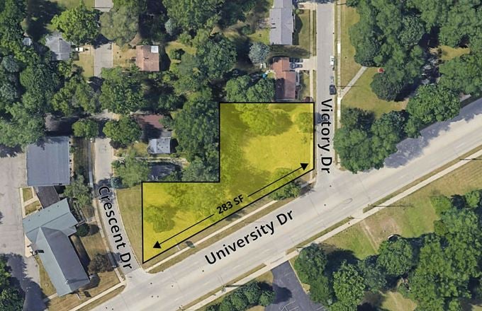 VacantLand space for Sale at N. Side of University in Pontiac