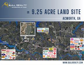 ± 9.25 Acre Land Site | Zoned R-40 | Acworth, GA