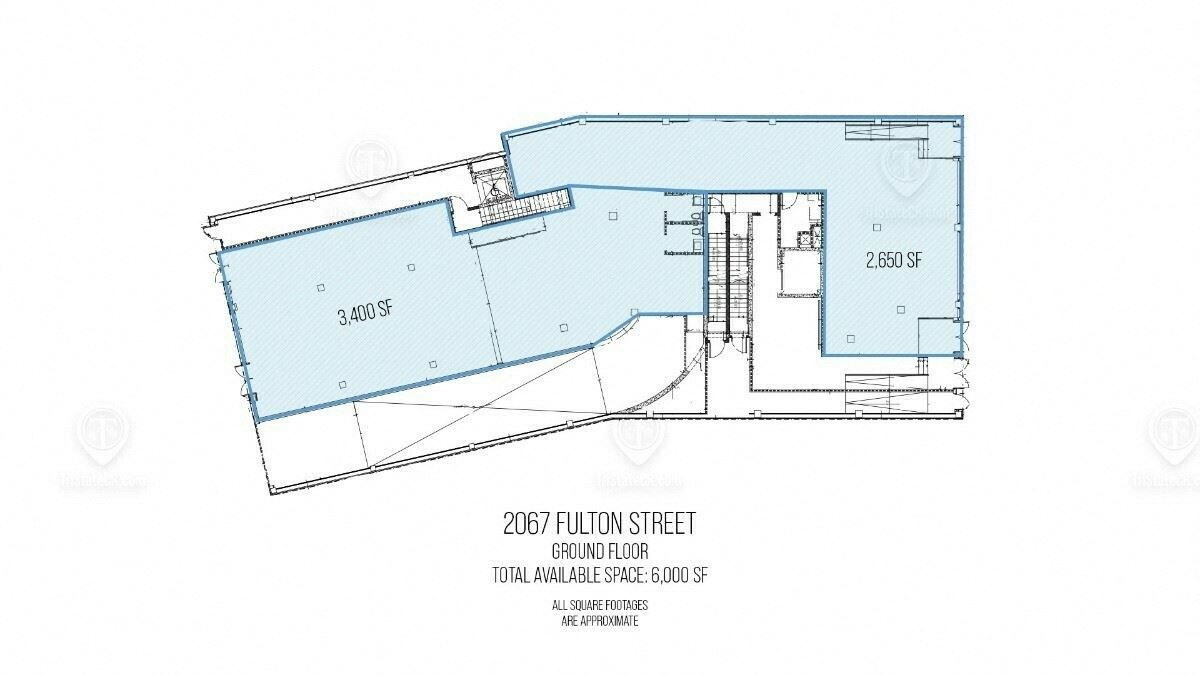 6,000 - 15,000 SF | 2067 Fulton Street | New Development With Retail & CF For Lease