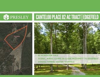Scenic Cantelou Place | 82 Acre Tract