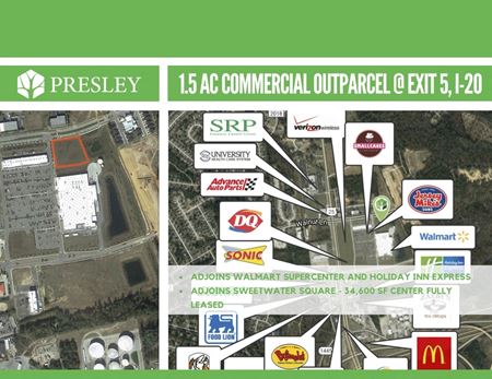 Sweetwater - 1.5 AC Commercial Outparcel - North Augusta