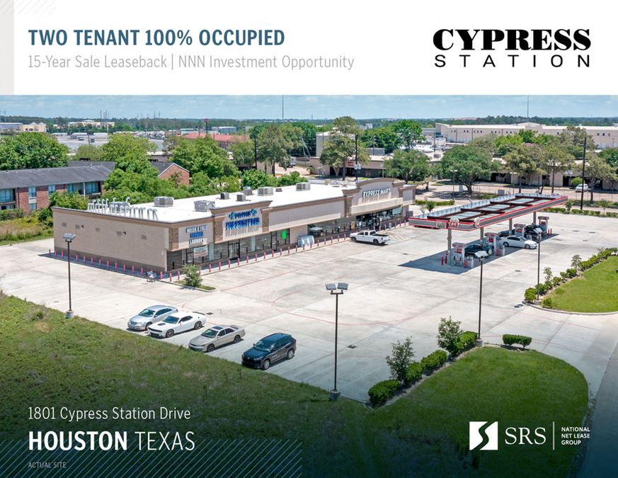 Houston, TX Cypress Station Gas and Shops 1801 Cypress Station