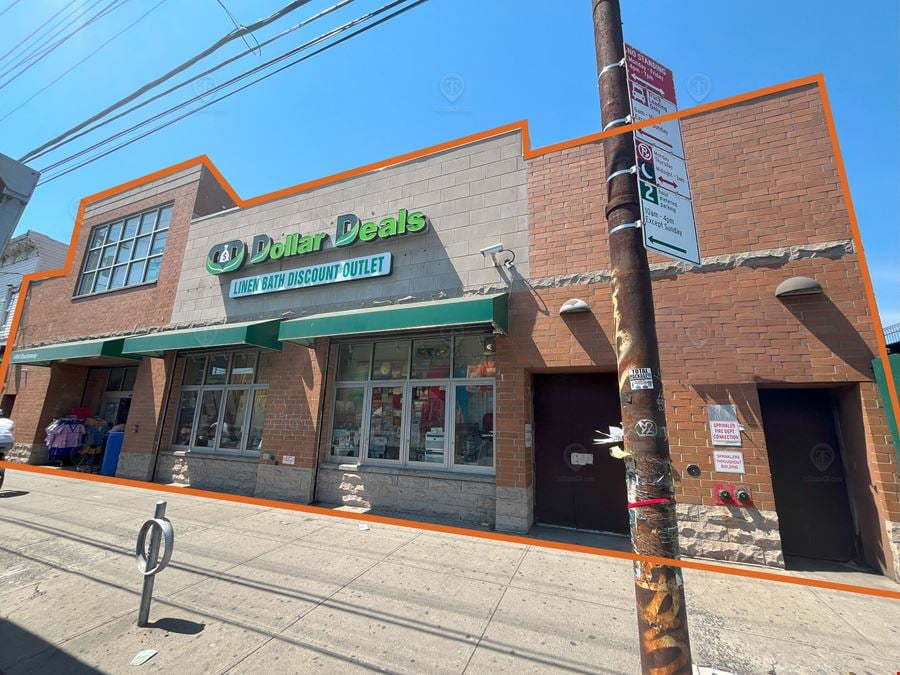 8,000 SF Ground Floor + 8,000 SF Lower Level | 1404 Rockaway Parkway | Retail Property With 75" Frontage For Sale