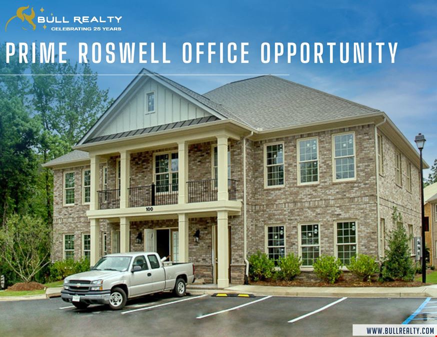 Prime Roswell Office Opportunity | ± 3,100 SF