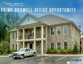 Prime Roswell Office Opportunity | ± 3,100 SF | 6.8% Cap Rate