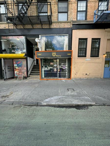 Retail space for Rent at 137 Rivington Street in New York