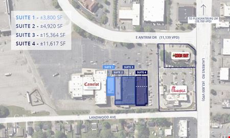 Retail space for Rent at 62 E Antrim Dr in Greenville
