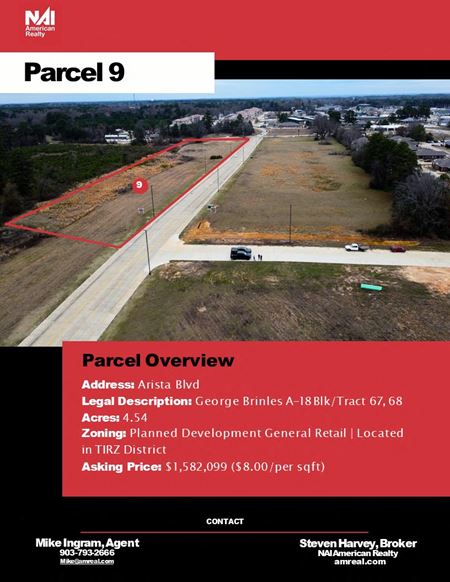 VacantLand space for Sale at 4501 McKnight Road in Texarkana