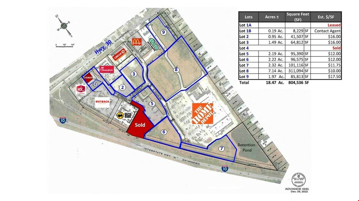 Cajun Crossroads Development on Hwy. 30