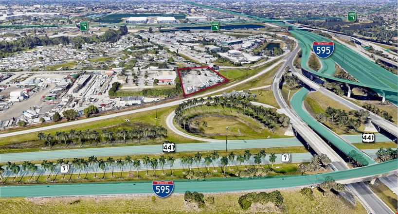 1-2 Acres of Fully Paved Storage and Parking Fronting I-595 & SR-441