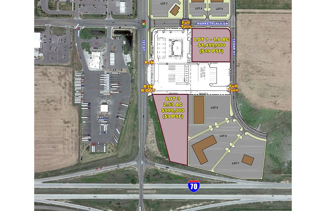 Marketplace Drive and 1st Street - SEC