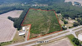 34.45 Acres For Sale Highway 17
