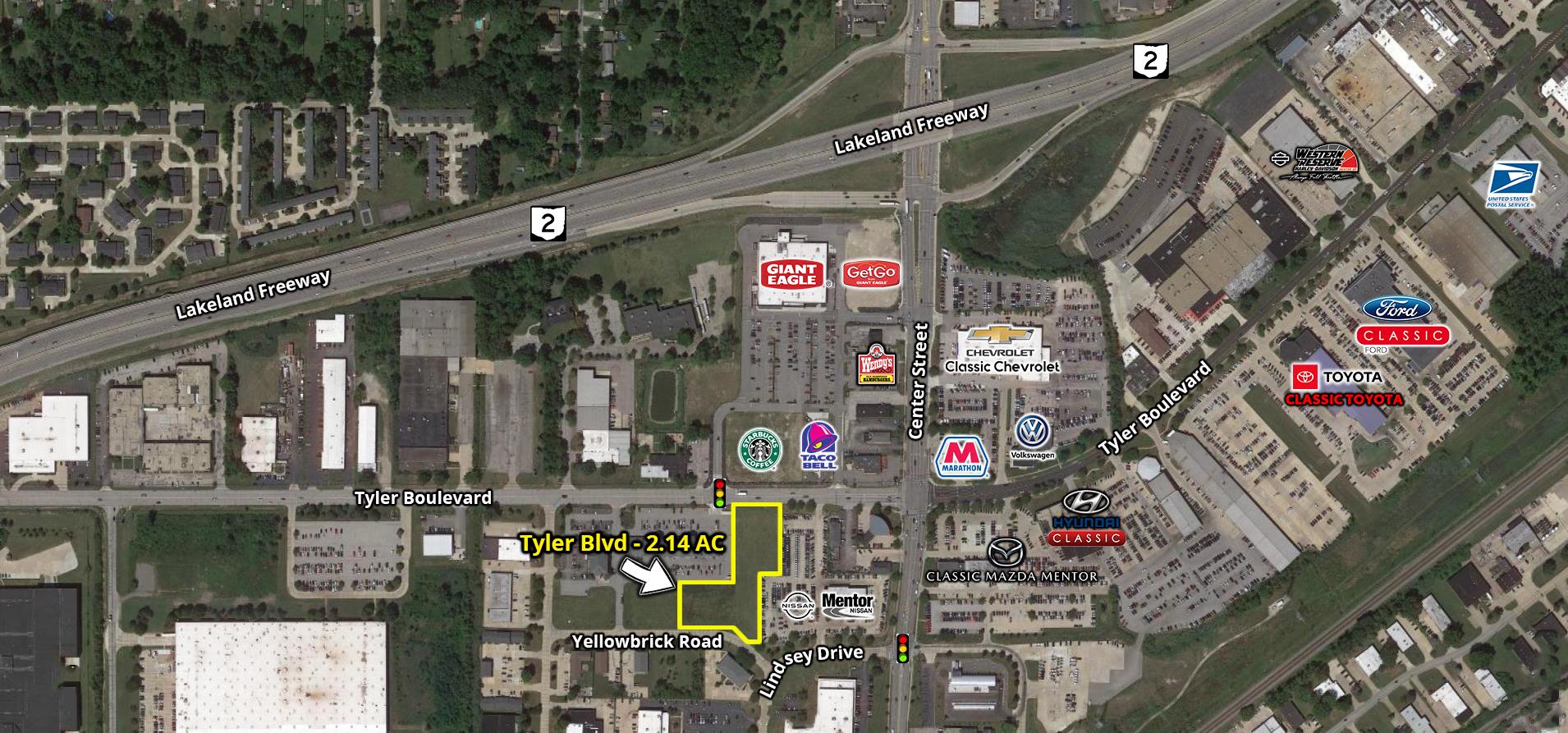 Tyler Blvd, Mentor - VacantLand Space 