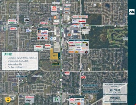 VacantLand space for Sale at NWC 163rd Street & Harlem Avenue in Tinley Park