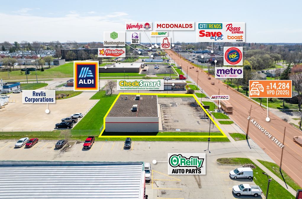 REIT Sale | Former Advance Auto Parts | 14K VPD | Akron
