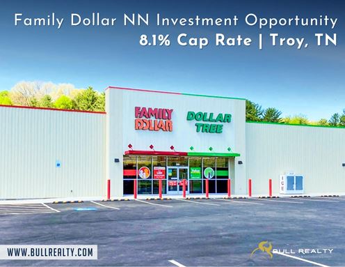 Family Dollar NN Investment Opportunity | 8.1% Cap Rate | Troy, TN