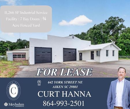 Industrial space for Rent at 642 York Street Northeast in Aiken