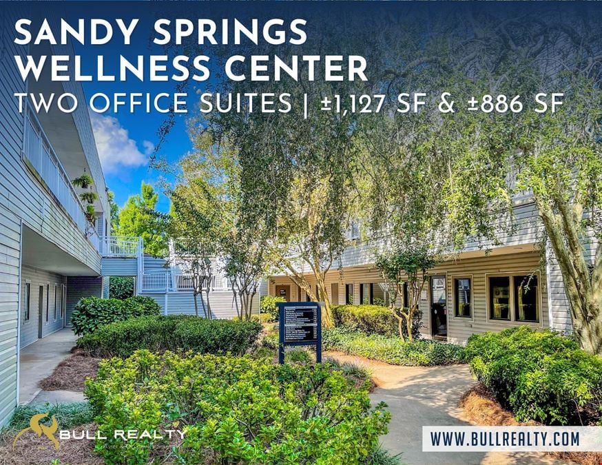 Sandy Springs Wellness Center | Two Office Suites | ±1,127 SF & ±886 SF