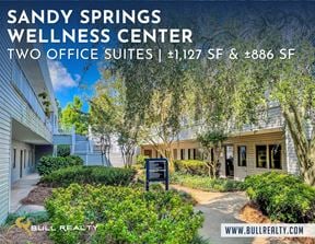 Sandy Springs Wellness Center | Two Office Suites | ±1,127 SF & ±886 SF