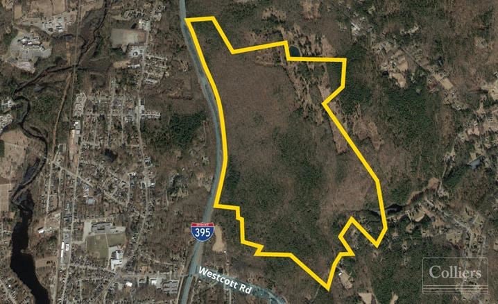 ±323 acres with frontage on I-395 with development potential in excess of 1 million square feet