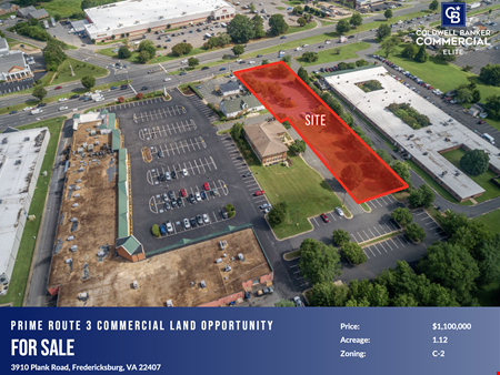 VacantLand space for Sale at 3910 Plank Road in Fredericksburg