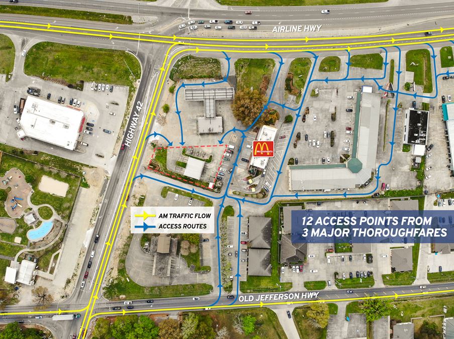 17152 Airline Hwy, Prairieville Retail Space For Lease