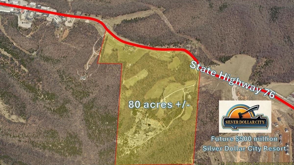 80 ACRE DEVELOPMENT SITE NEXT TO SILVER DOLLAR CITY AND NEW RESORT