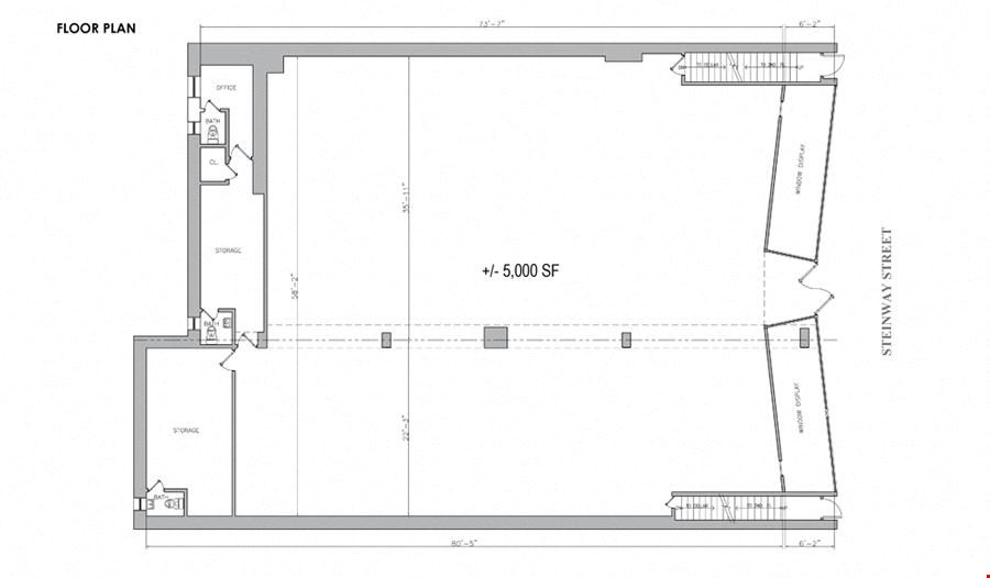 Prime Retail  with 60' of frontage on Steinway St. - Available