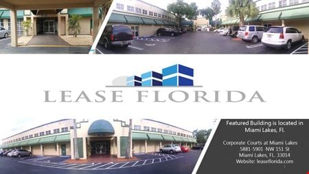 Photo of commercial space at 5881 Northwest 151st Street in Miami Lakes