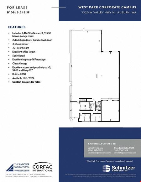 Photo of commercial space at 3320 W Valley Hwy N in Auburn