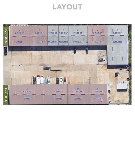 Industrial space for Rent at 7107 & 7109 Belgold Street in Houston