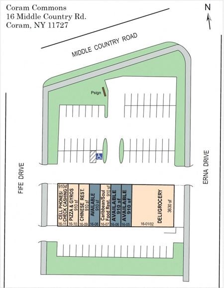 Retail space for Rent at 16 Middle Country Rd. in Coram
