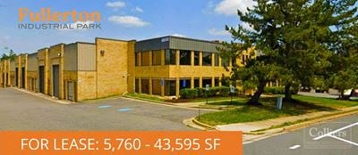 Prime Industrial Space for Lease in Springfield, VA (5,760 - 43,595 SF)