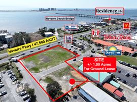 Prime 1.5-Acre Commercial Lot Near Navarre Beach