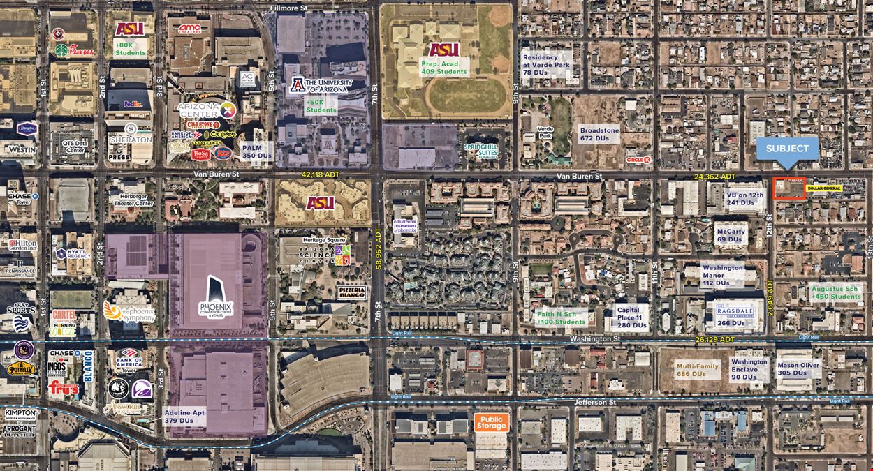SEC 12th St & Van Buren 