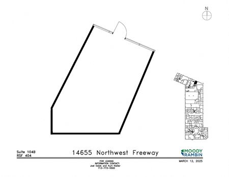 Industrial space for Rent at 14655 Northwest Freeway in Houston