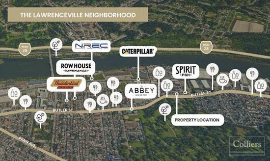 Retail/Flex Opportunity in Pittsburgh's trendy and desirable Lawrenceville submarket!