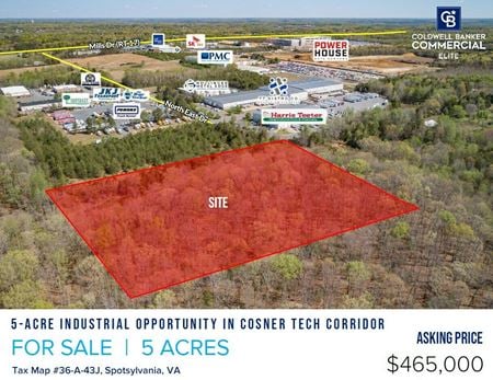 VacantLand space for Sale at 43 John A White Ln in Fredericksburg