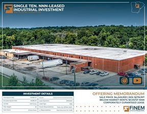 Single Ten. NNN-Leased Ind. Investment | 93K SF | Augusta (GA)