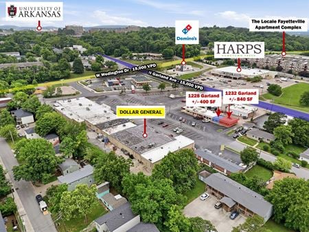 Retail space for Rent at 1200-1232 N Garland Ave in Fayetteville