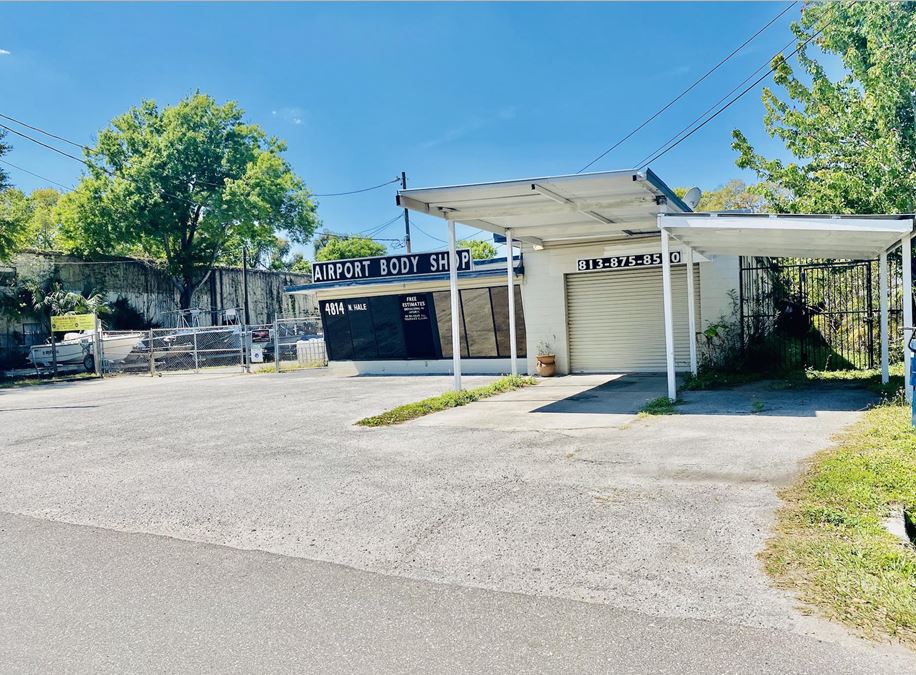 Industrial Auto body/Repair shop in Drew Park, Westshore/Airport Industrial Tampa 4814 Hale Rd
