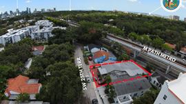 Underline Twin Home Approved to Build - Covered land Play. Seller Financing. Redevelopment along The Underline, Miami