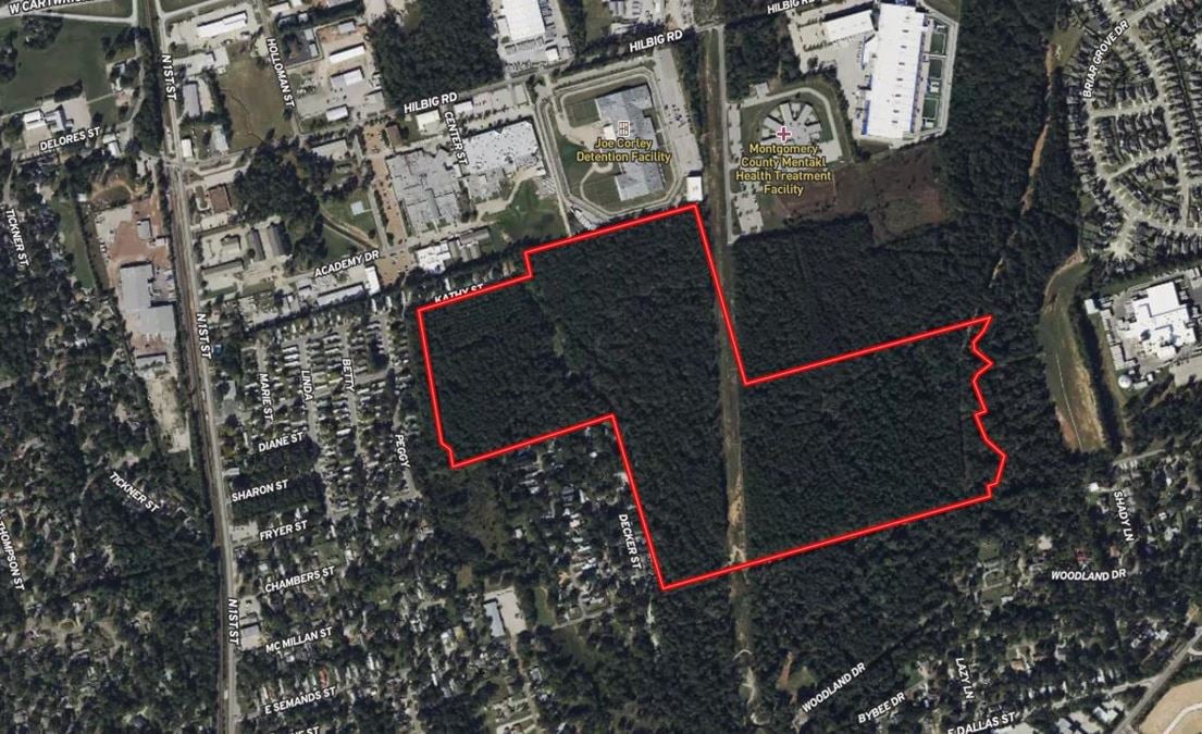 ±91 Acres of Prime Development Land in Conroe, TX 77301 – Ideal for Residential or Mixed-Use in a Rapid Growth Corridor