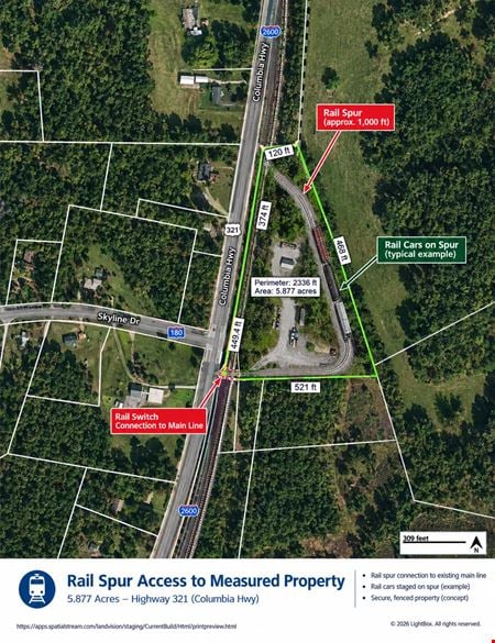 VacantLand space for Sale at Hwy 321 Evans in Chester