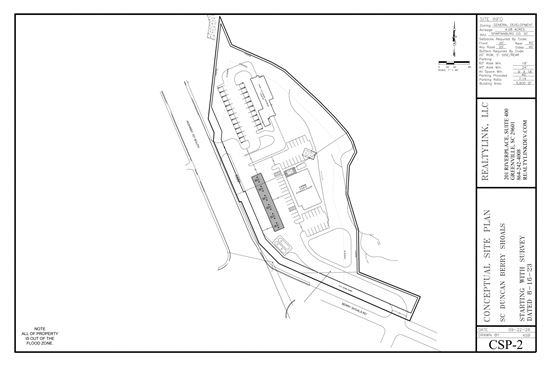 ± 4 AC Hwy 101 Commercial Corner Available | Duncan, SC
