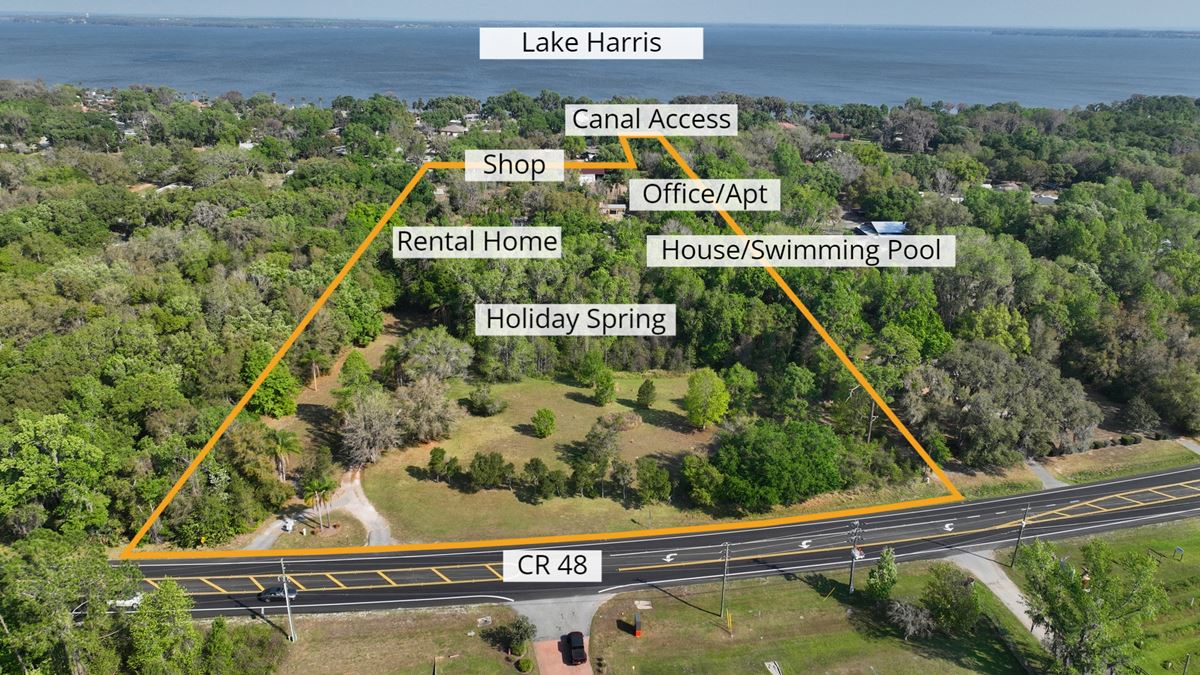 Holiday Spring and Homestead with Canal Access to Lake Harris