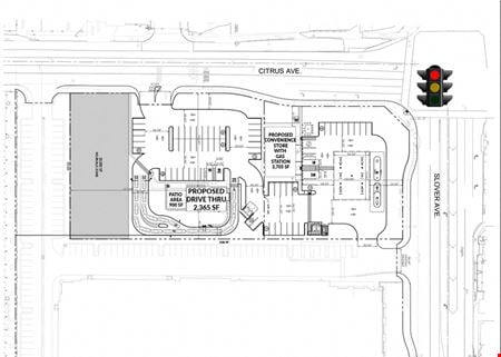 VacantLand space for Rent at SEC Citrus & Slover in Fontana