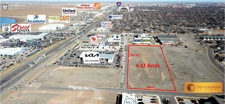 VacantLand space for Sale at Pilgrim and First United Parkway Northeast Corner  in Amarillo