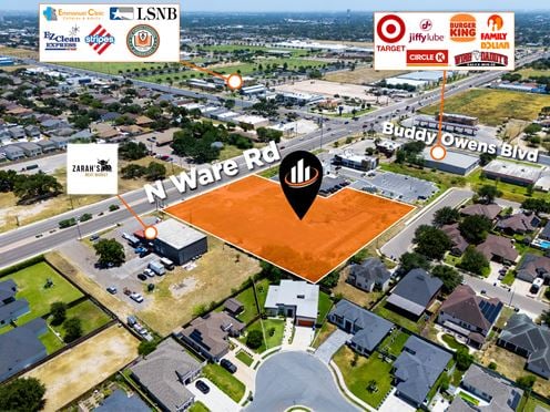 ±2.2 AC Commercial Site | 4801 N. Ware Rd | McAllen, Texas