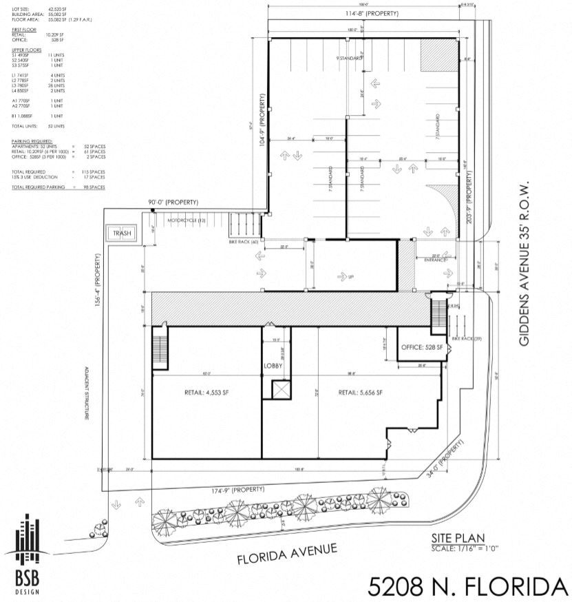 Retail space for Rent at 5208 Florida Avenue  in Tampa